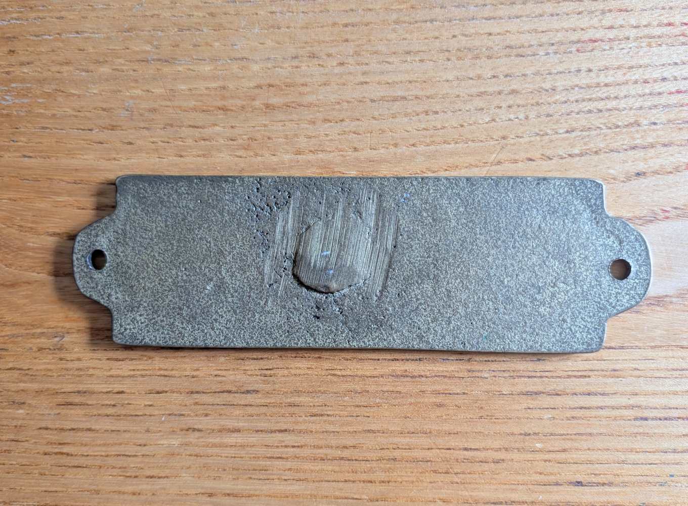 Please Mind The Step - brass sign with vintage screws - Image 8