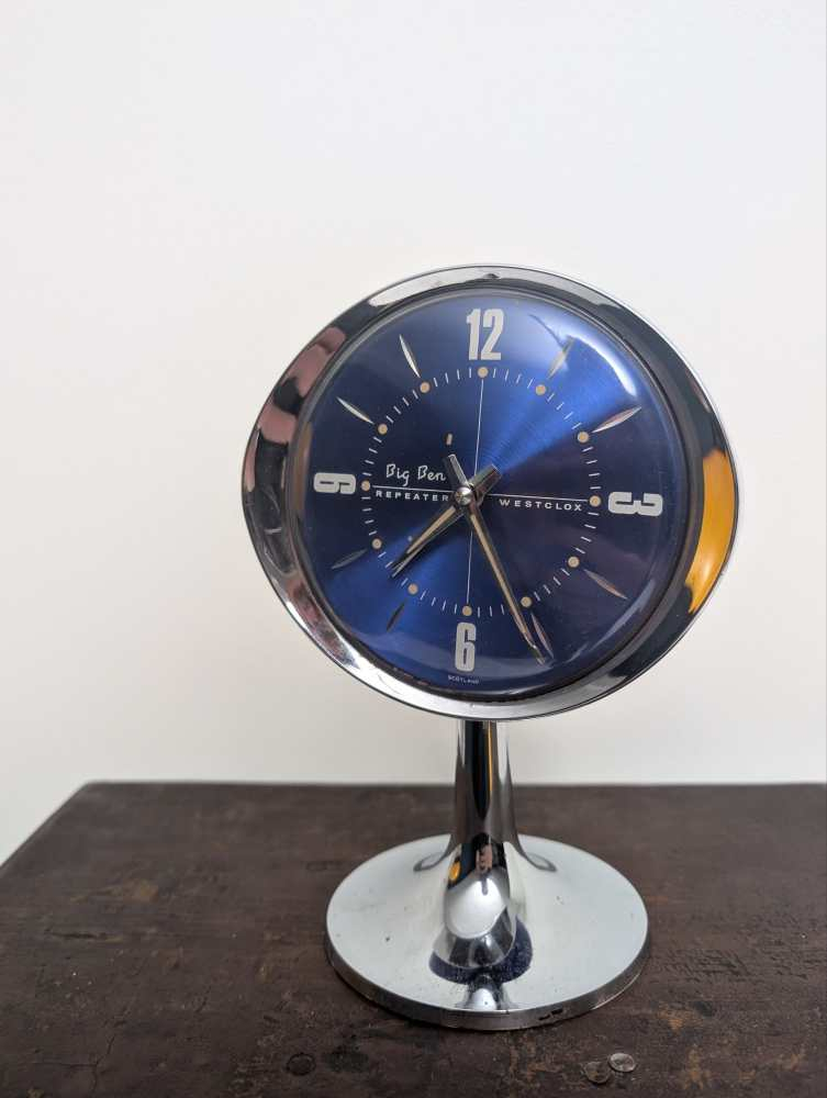 1960s Space age raised Westclox Big Ben repeater alarm clock - Image 9