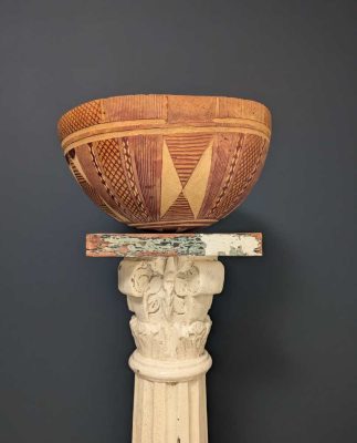 Large Kenyan gourd bowl