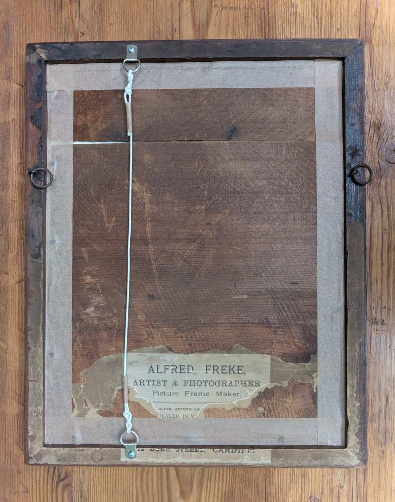 Early 1900s medical diagram with nude patients in antique wooden frame - Image 15