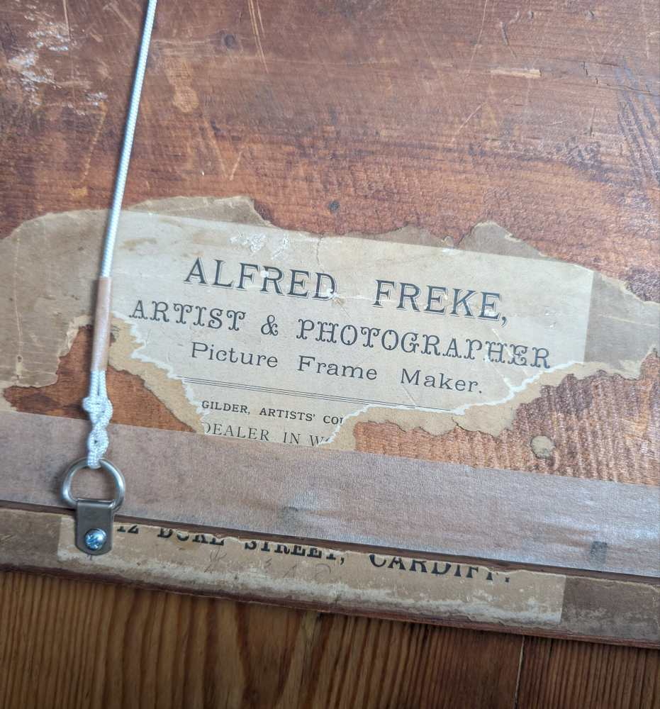 Early 1900s medical diagram with nude patients in antique wooden frame - Image 16