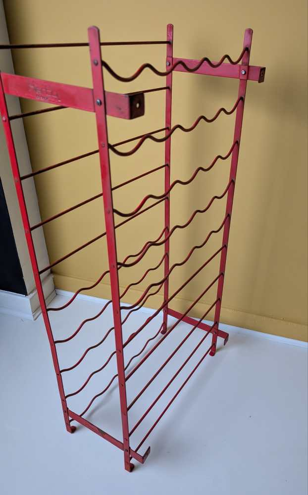 Red Herby for Habitat vintage wine rack - Image 8