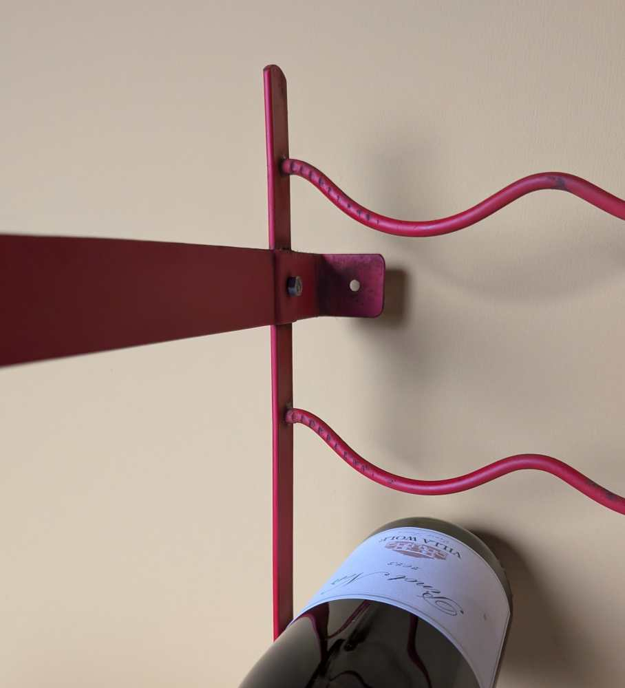 Red Herby for Habitat vintage wine rack - Image 13