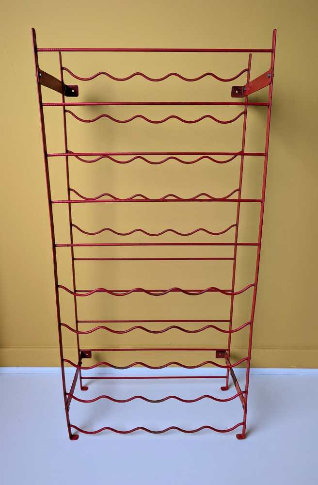 Red Herby for Habitat vintage wine rack - Image 6
