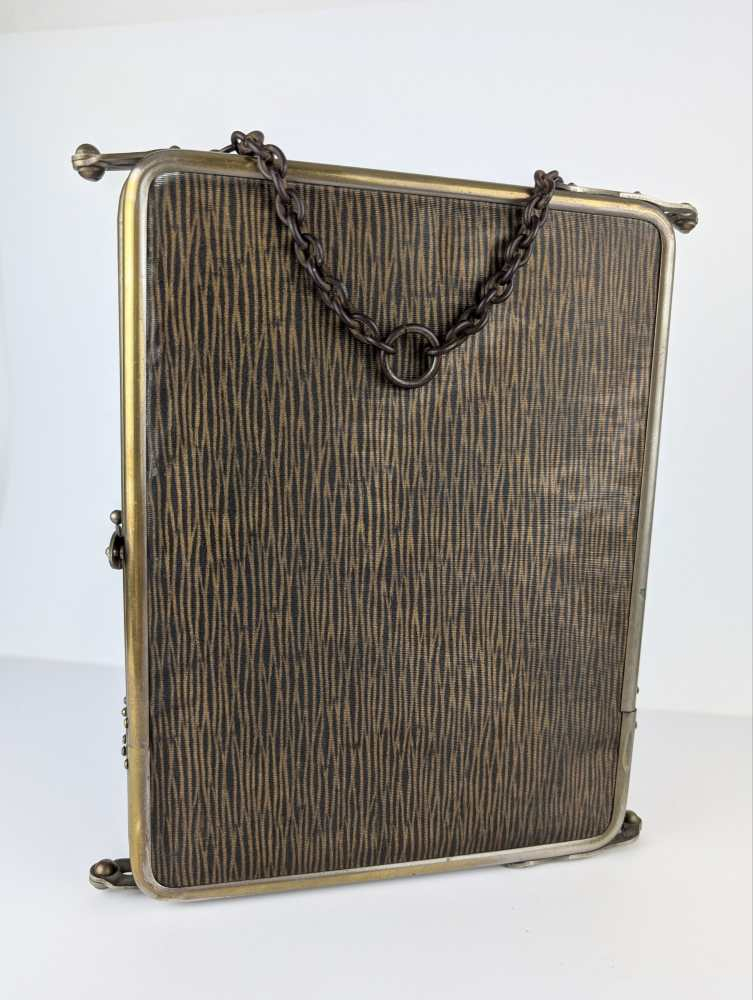 Victorian traveling barber's mirror - Image 14