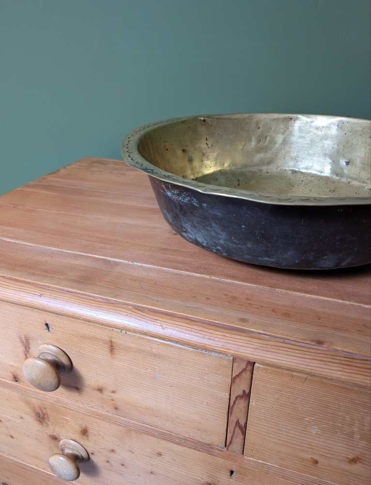 Victorian Pine large chest of two over three drawers - Image 2