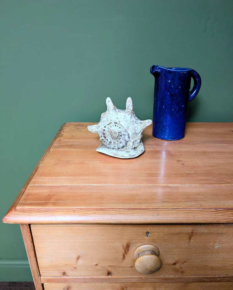 Victorian Pine large chest of two over three drawers - Image 9