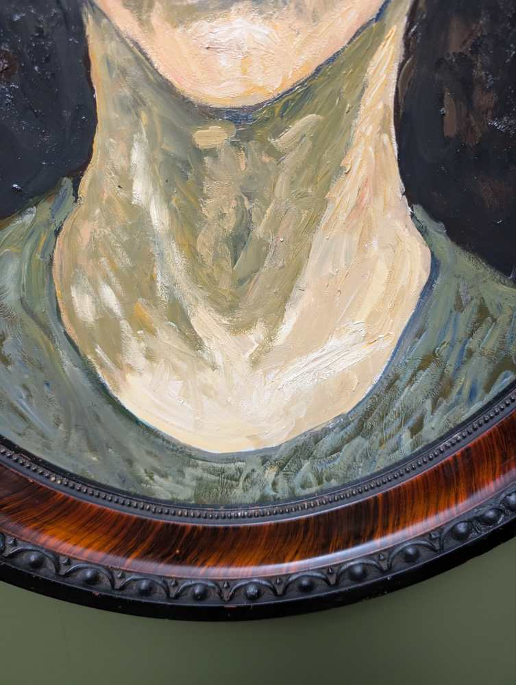 Oil on board portrait of a young man - Image 13
