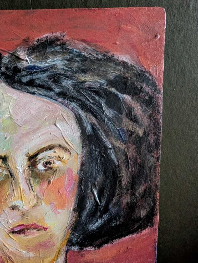 Oil on board painting of Margaret - Image 10