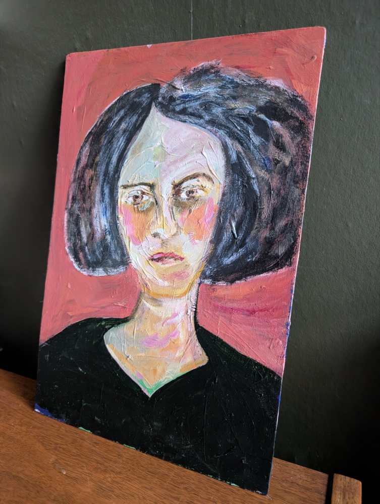 Oil on board painting of Margaret - Image 13