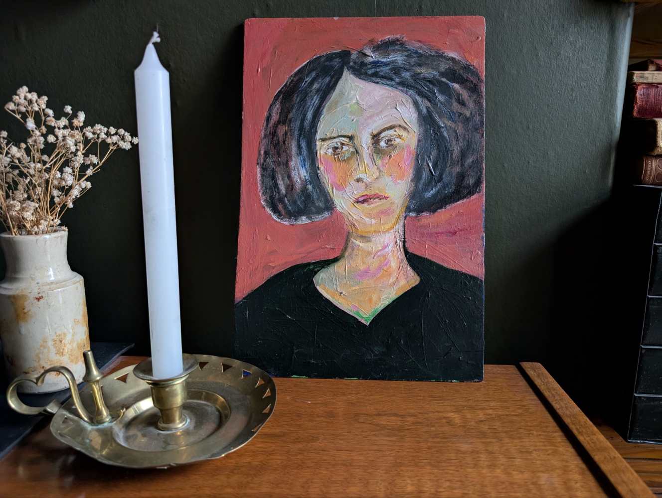 Oil on board painting of Margaret - Image 16