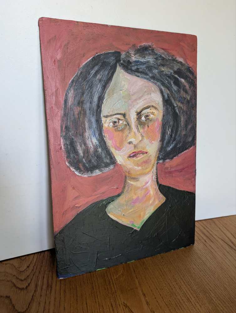 Oil on board painting of Margaret - Image 12