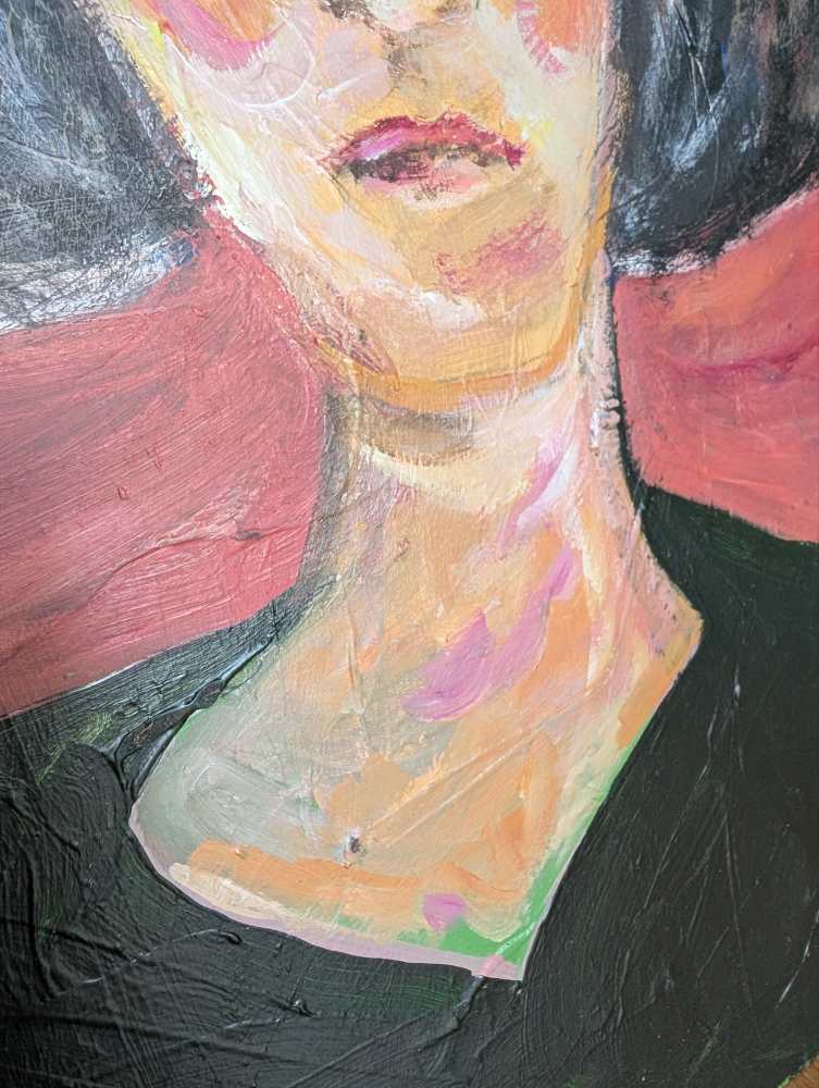 Oil on board painting of Margaret - Image 7