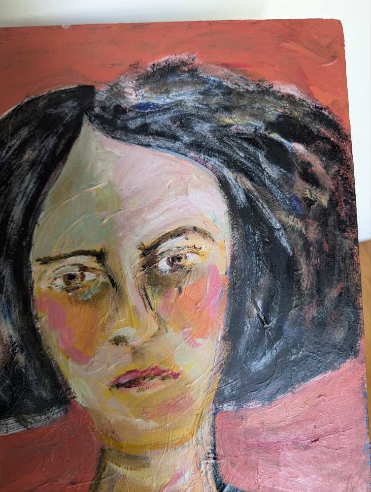 Oil on board painting of Margaret - Image 17