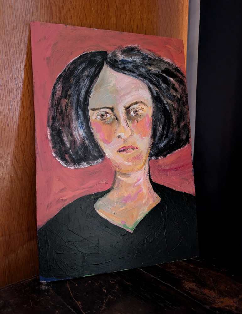 Oil on board painting of Margaret - Image 15