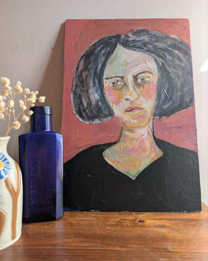 Oil on board painting of Margaret - Image 14