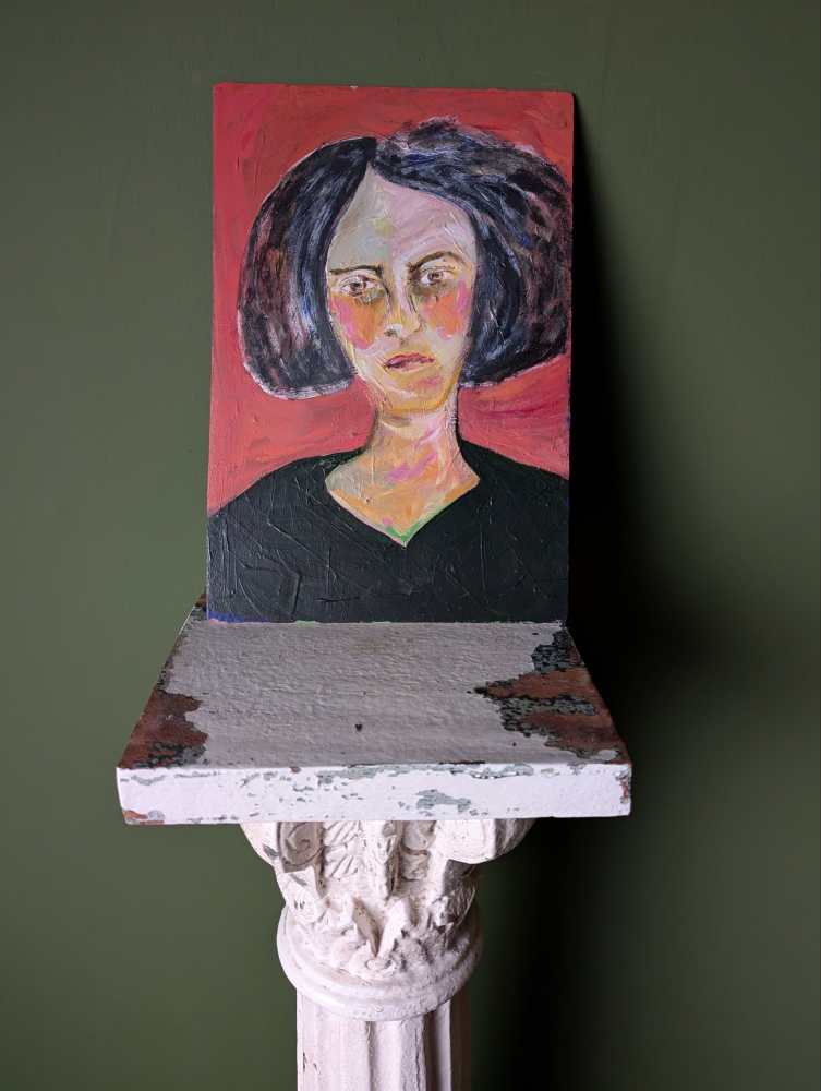 Oil on board painting of Margaret - Image 9