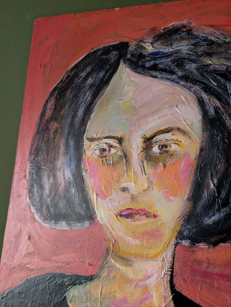 Oil on board painting of Margaret - Image 18
