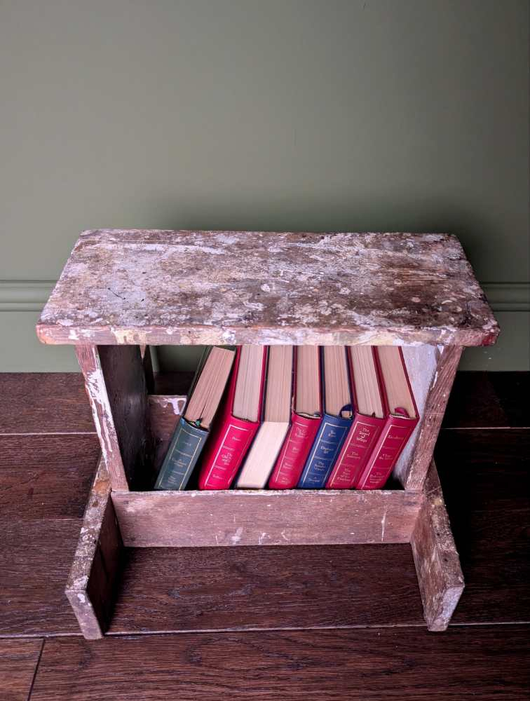 Vintage farrier's stool from Tapeley Park estate farm - Image 4