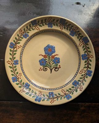 Swiss folk art plate