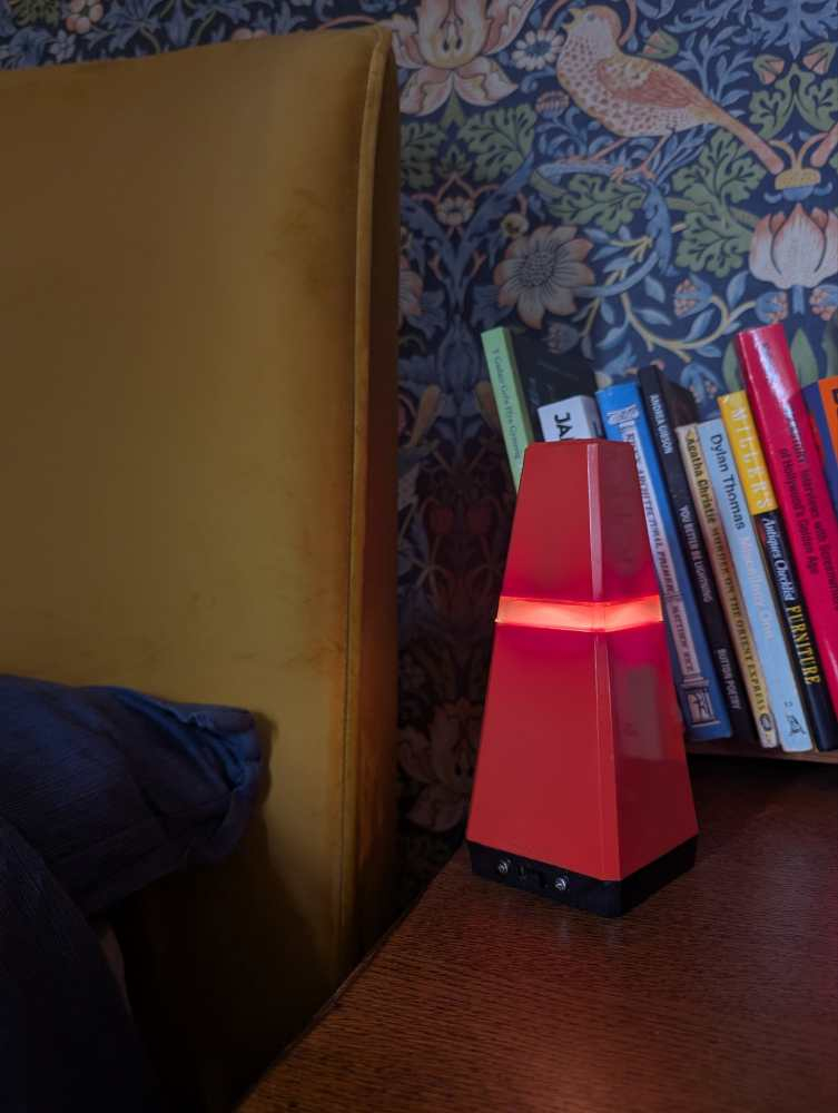 1970s folding pyramid angle lamp and night-light - Image 15