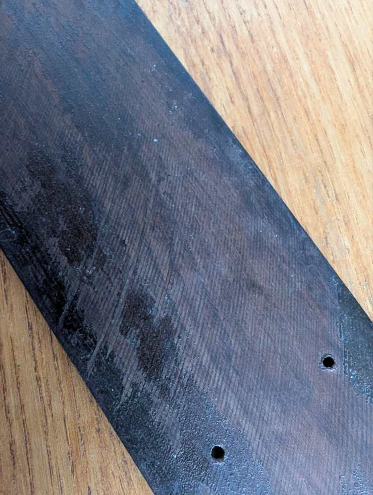 Large handcut wooden internal door push plate - Image 8