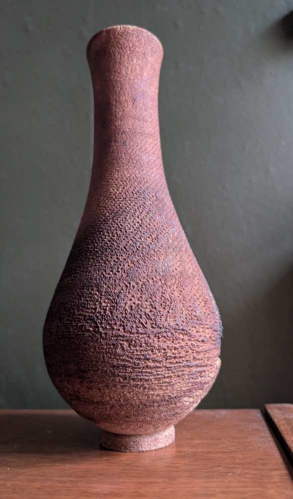 New Zealand Ponga wood vase - Image 6