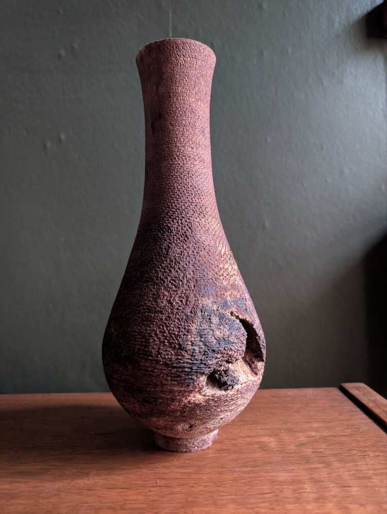New Zealand Ponga wood vase - Image 16