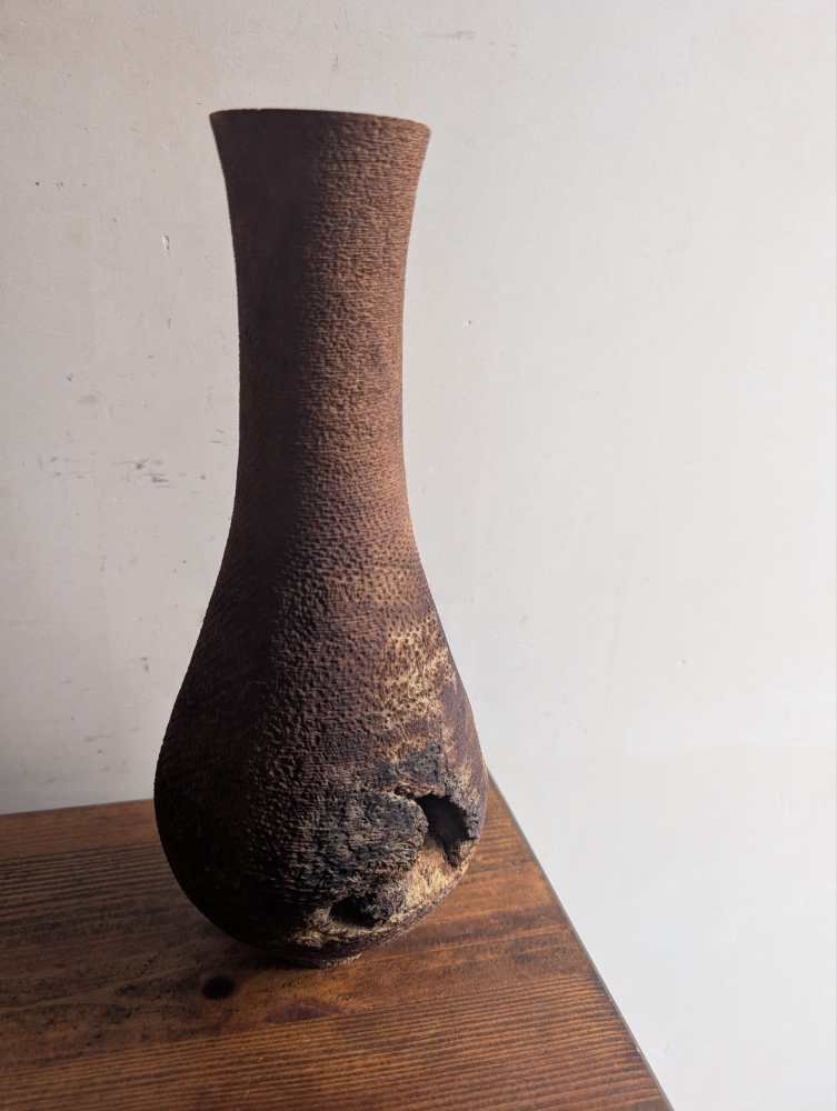 New Zealand Ponga wood vase
