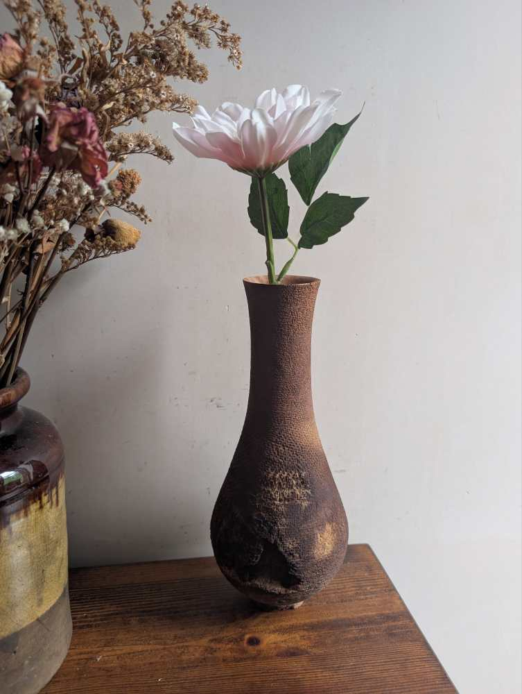New Zealand Ponga wood vase - Image 2
