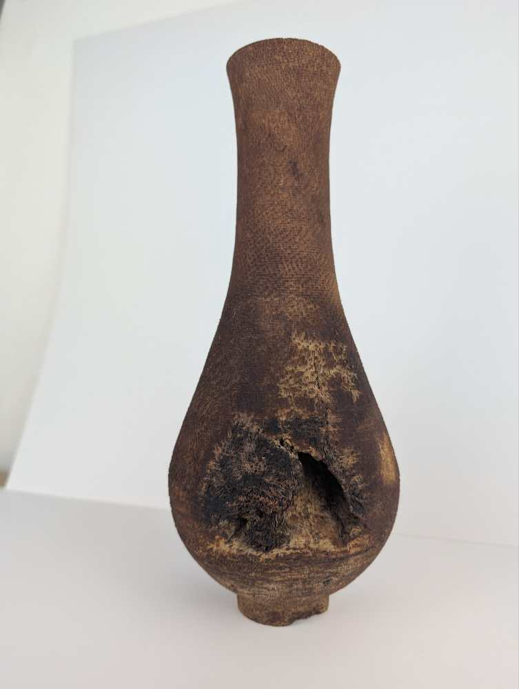 New Zealand Ponga wood vase - Image 9