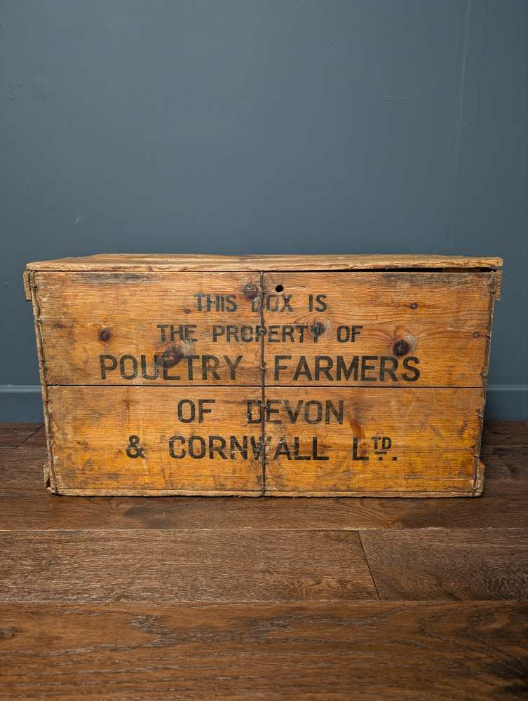 c.1950s Devon and Cornwall egg transportation box