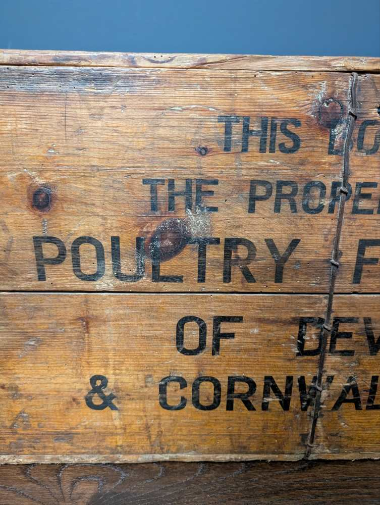 c.1950s Devon and Cornwall egg transportation box - Image 8