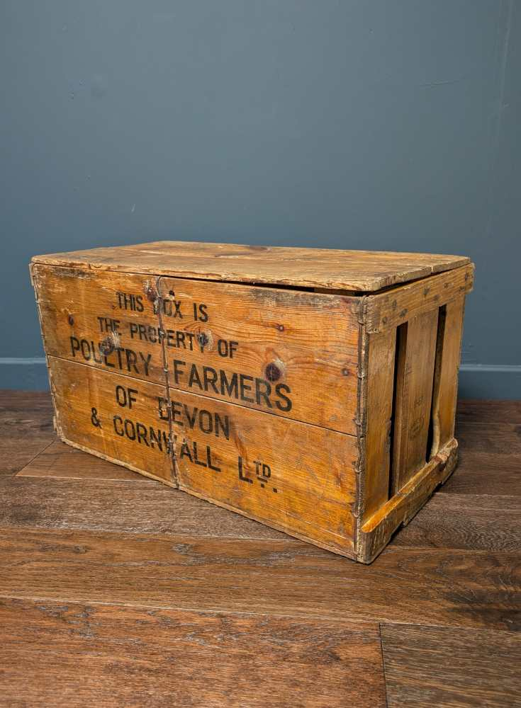 c.1950s Devon and Cornwall egg transportation box - Image 6