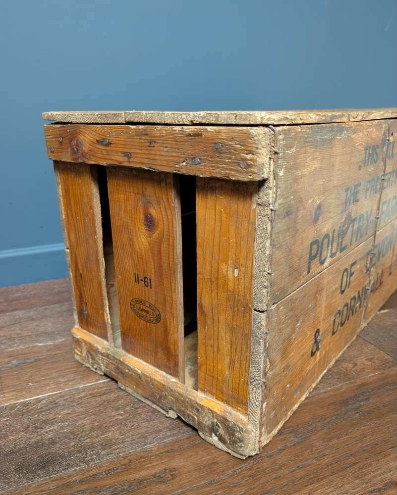 c.1950s Devon and Cornwall egg transportation box - Image 7