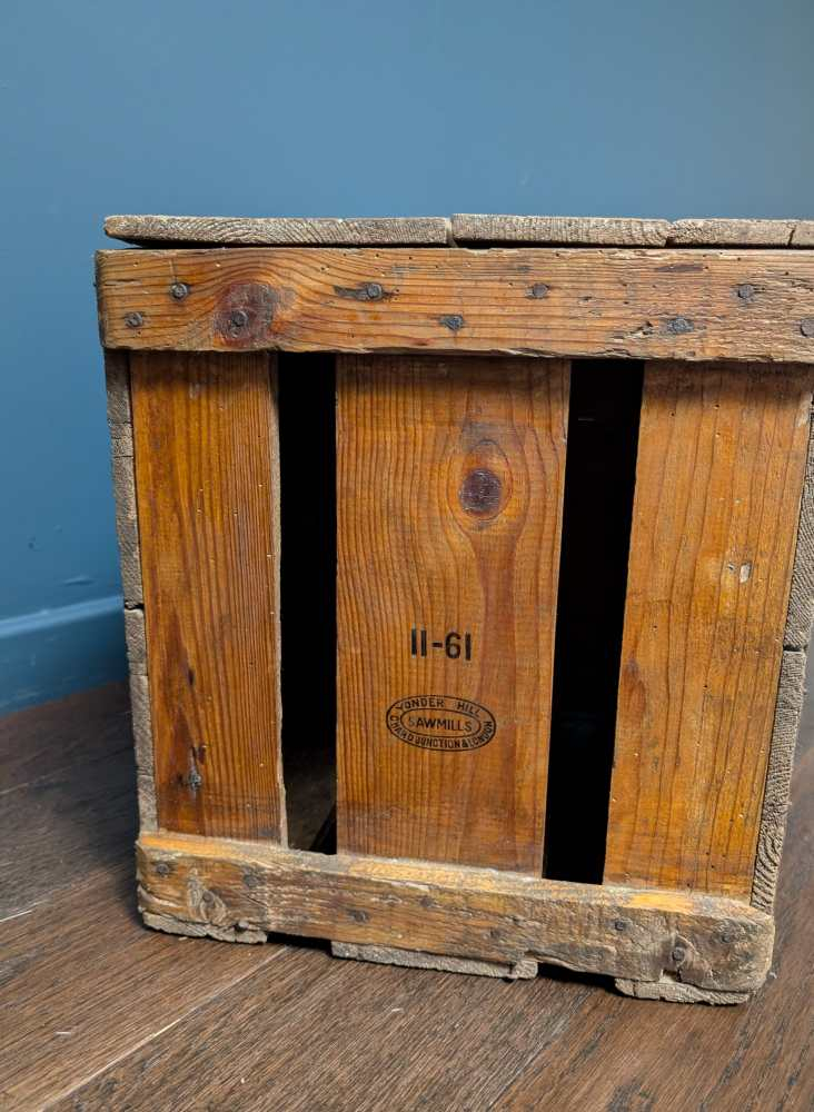 c.1950s Devon and Cornwall egg transportation box - Image 4