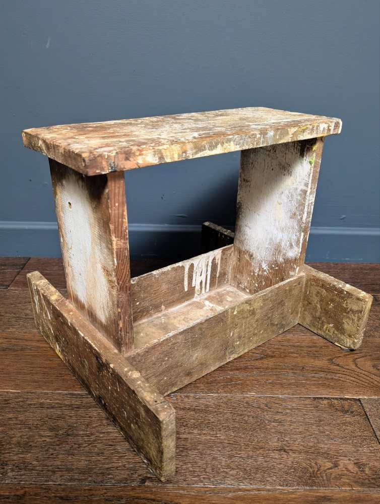 Vintage farrier's stool from Tapeley Park estate farm - Image 2