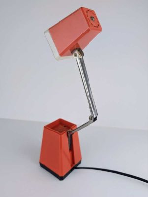 1970s folding pyramid angle lamp and night-light