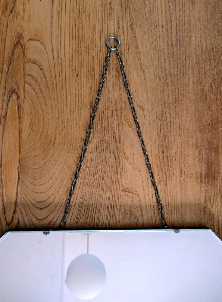 Art Deco frameless mirror with stylish details - Image 11