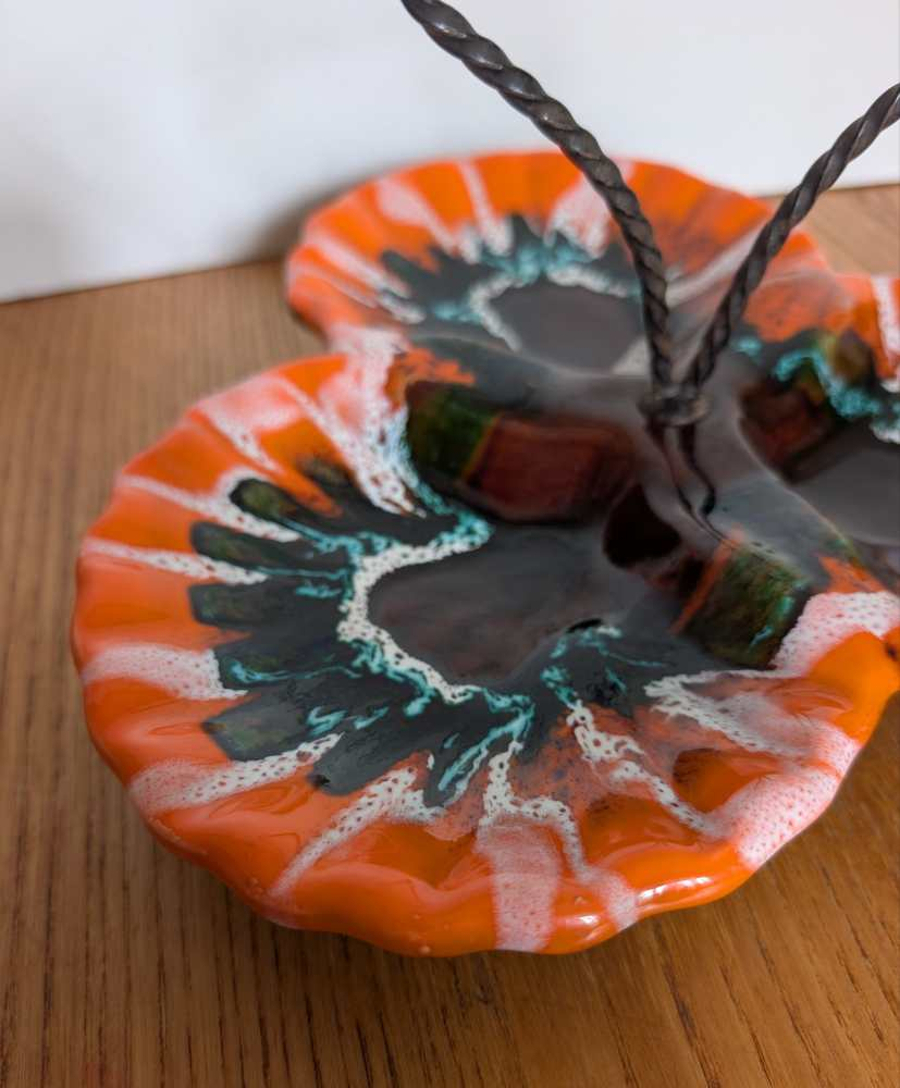 Midcentury French Vallauris hors d'ouevres dish - Image 13