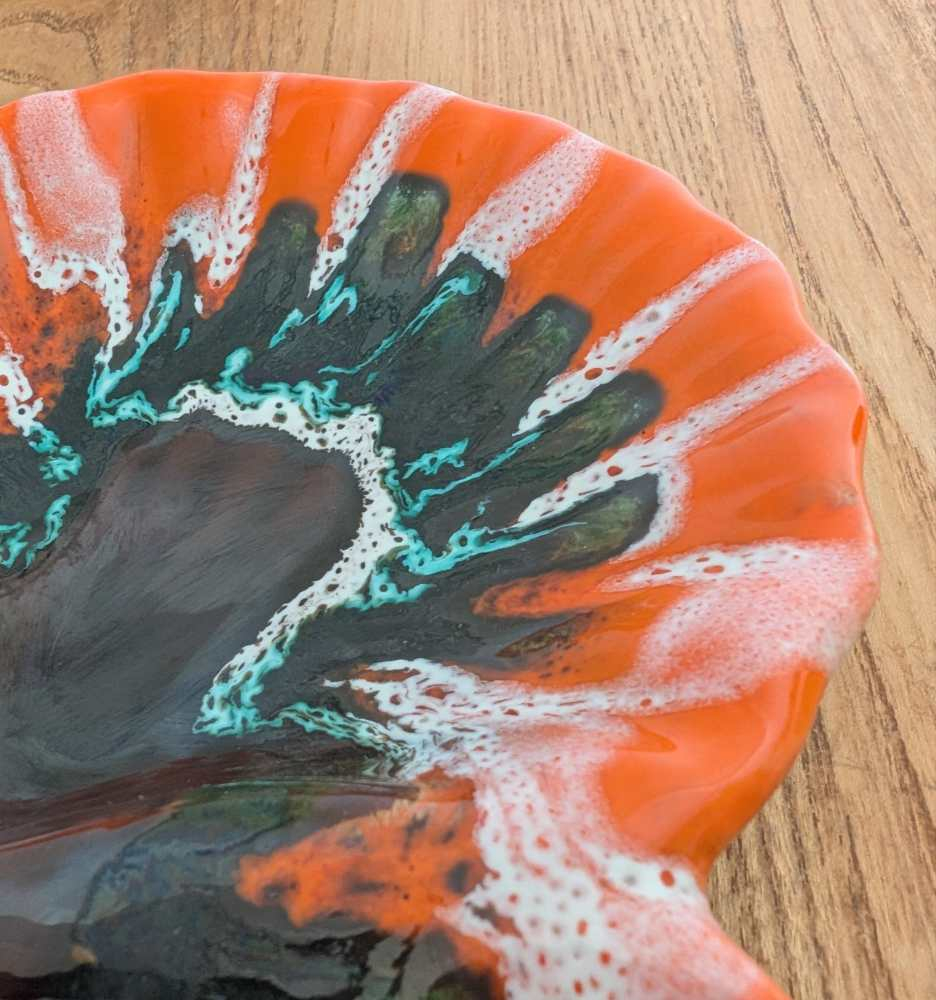 Midcentury French Vallauris hors d'ouevres dish - Image 7