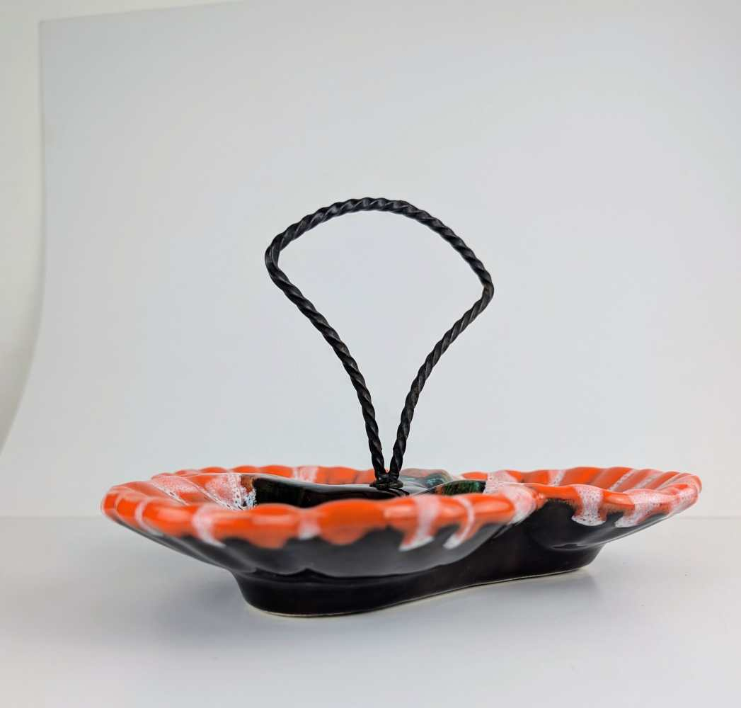 Midcentury French Vallauris hors d'ouevres dish - Image 17