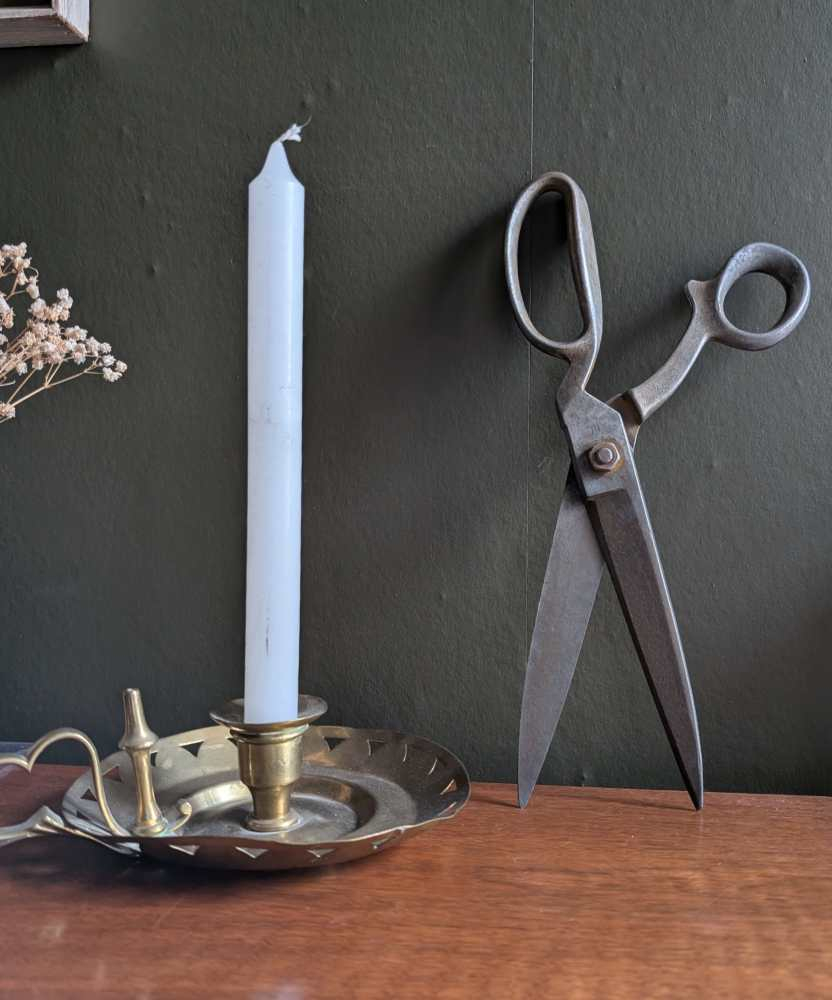 Huge tailor's shears, Sheffield-made scissors