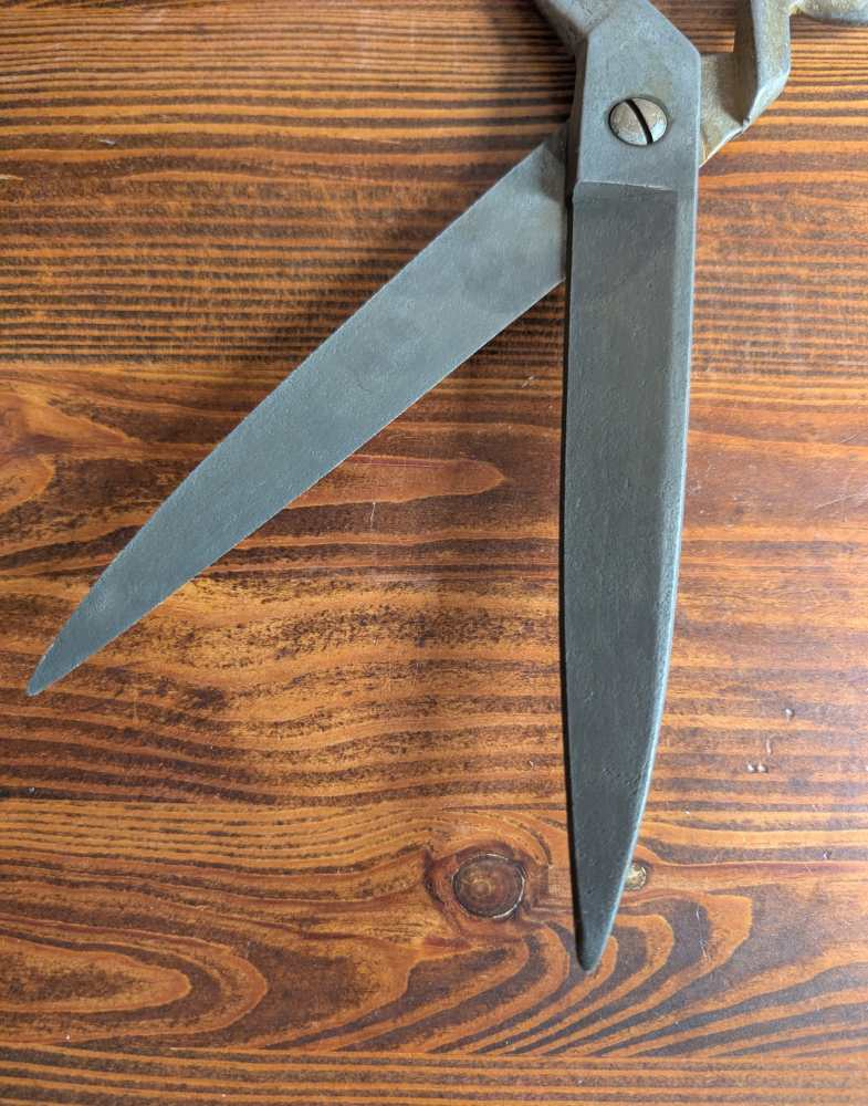 Huge tailor's shears, Sheffield-made scissors - Image 13