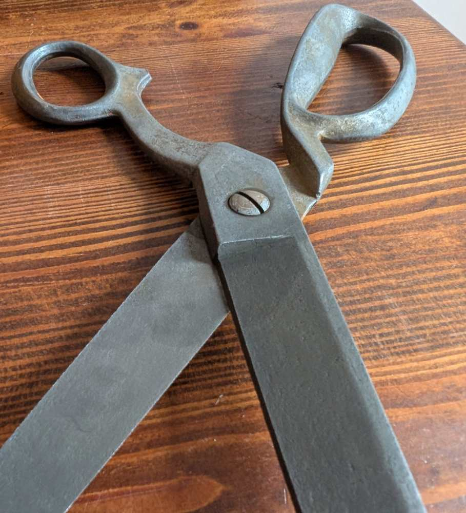 Huge tailor's shears, Sheffield-made scissors - Image 15