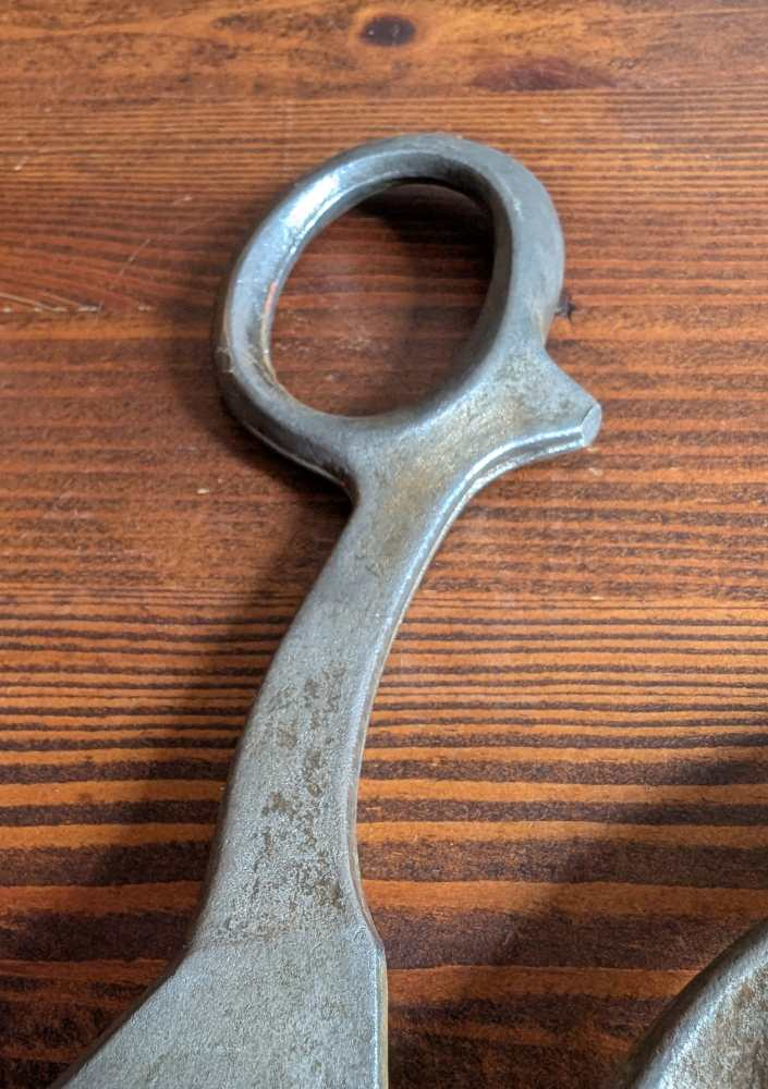 Huge tailor's shears, Sheffield-made scissors - Image 5