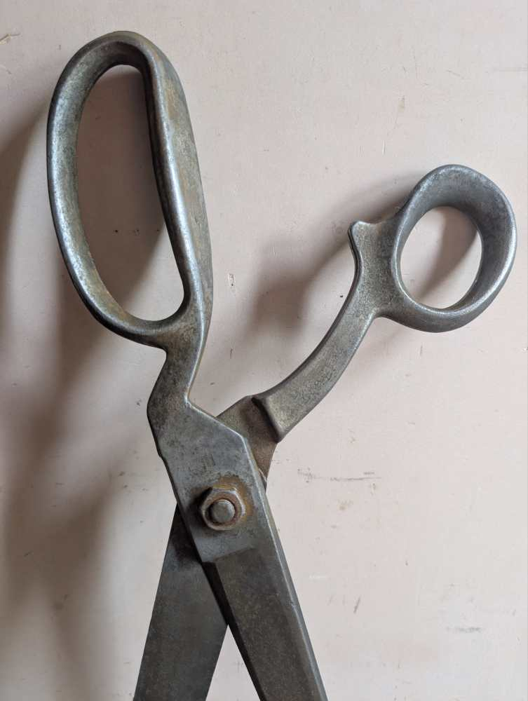 Huge tailor's shears, Sheffield-made scissors - Image 17