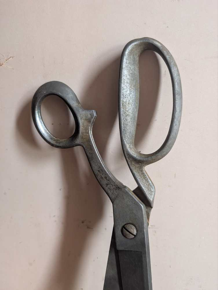 Huge tailor's shears, Sheffield-made scissors - Image 10