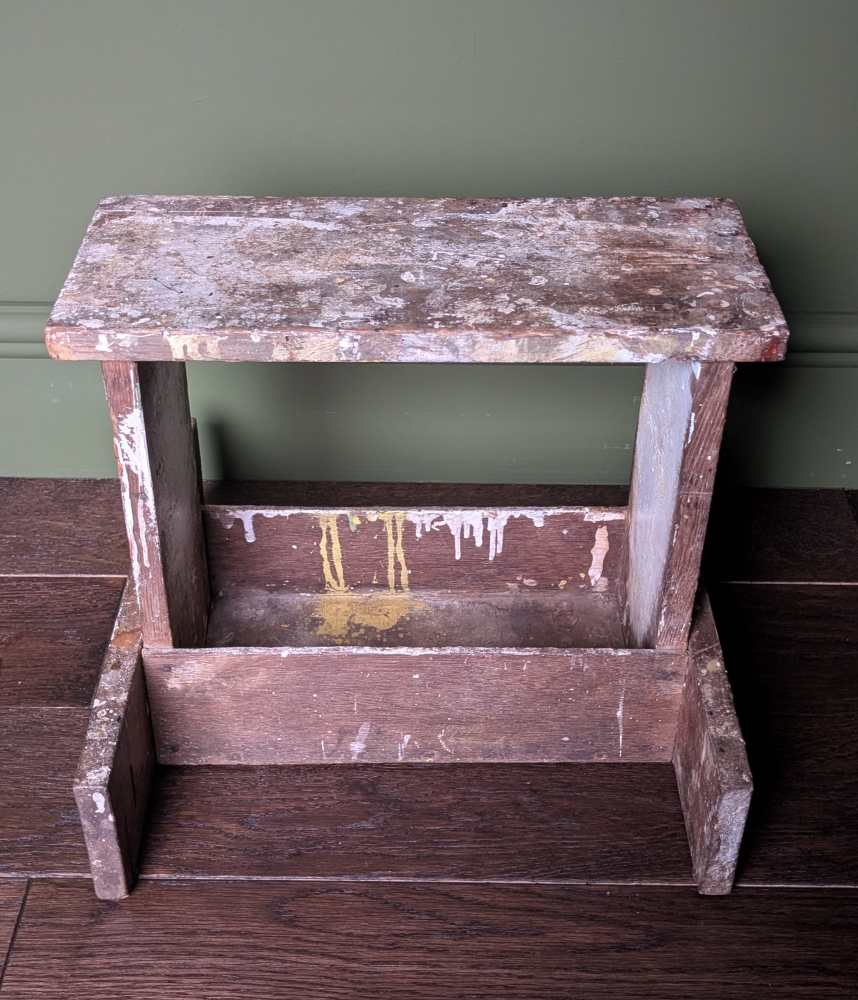 Vintage farrier's stool from Tapeley Park estate farm - Image 6