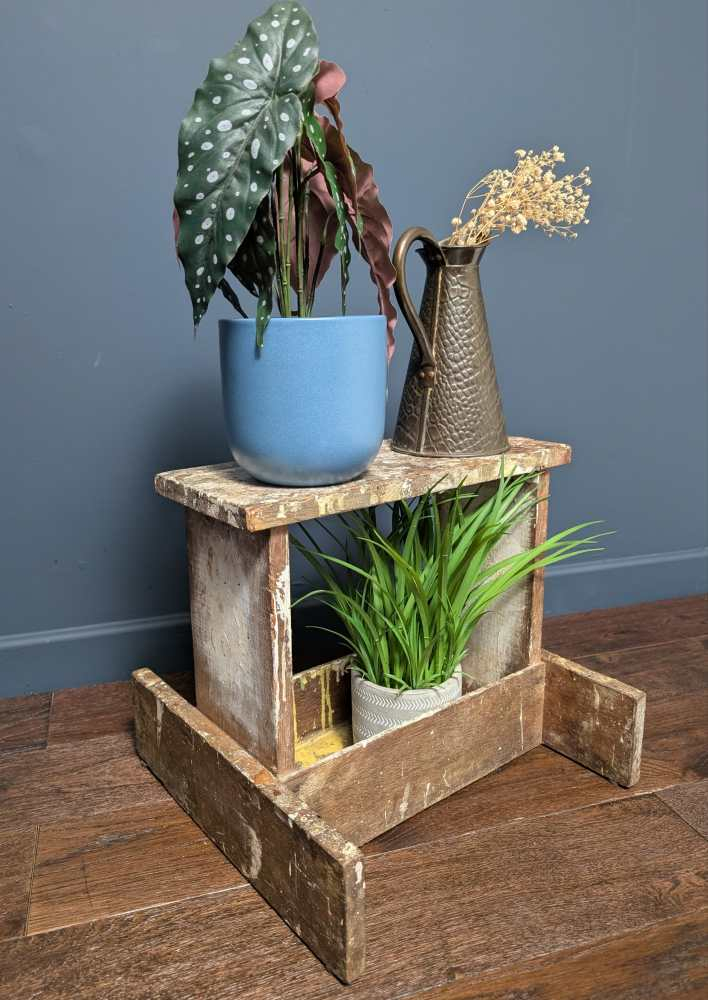 Vintage farrier's stool from Tapeley Park estate farm - Image 5